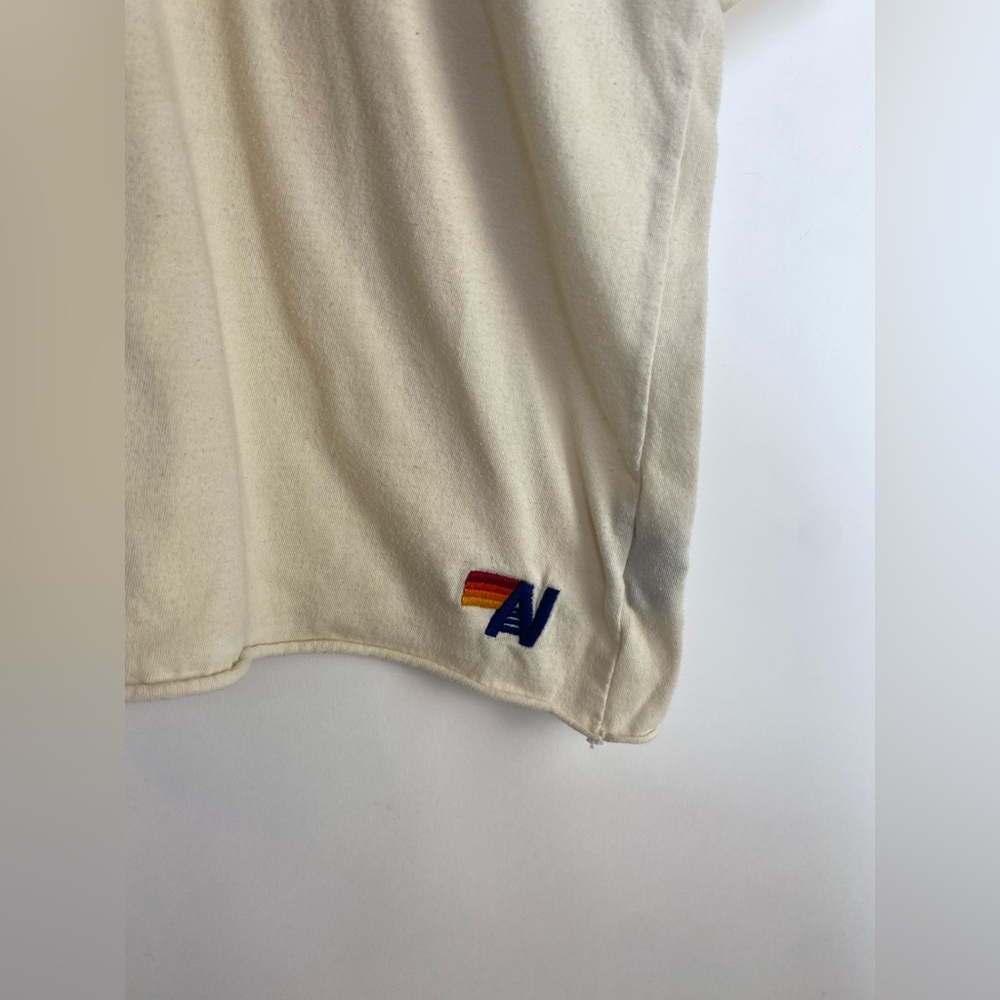 Aviator Nation Big Rainbow Graphic T Shirt Off White
Size L Flaws - Picture 2 of 10